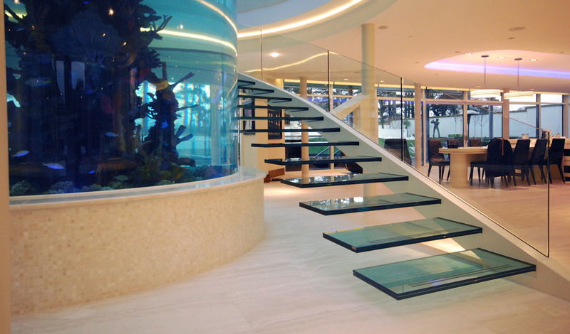 Floating Glass Hallways Floating Glass Hallways