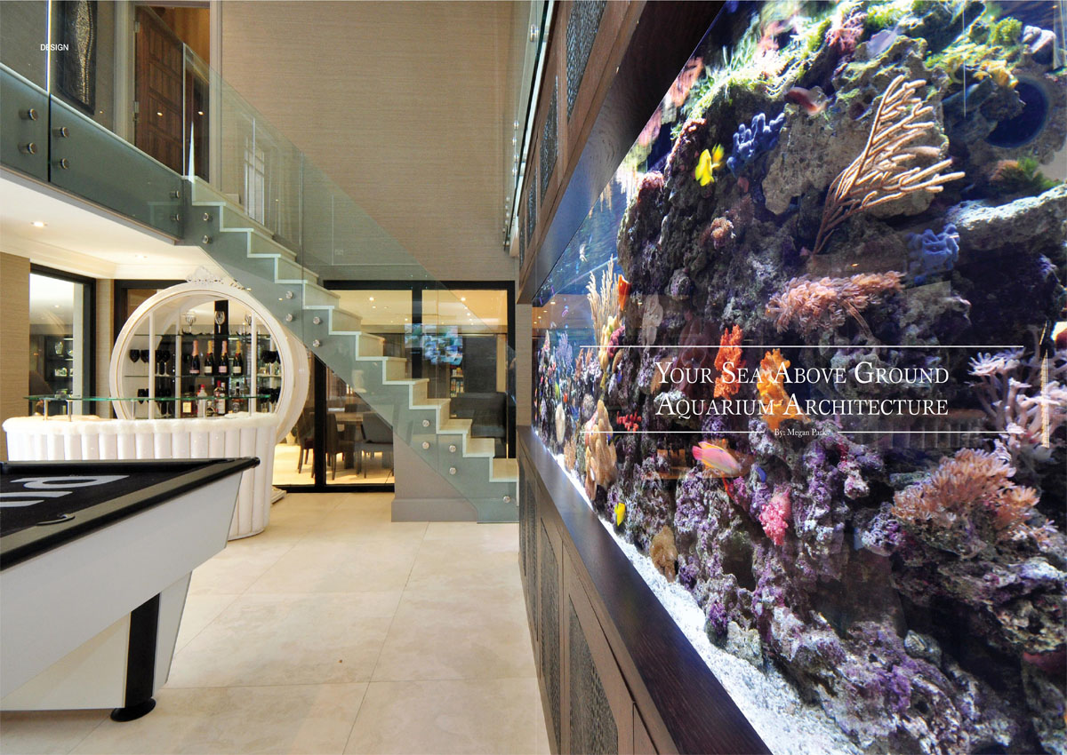 View of Designer Aquariums - Private Air Luxury Homes