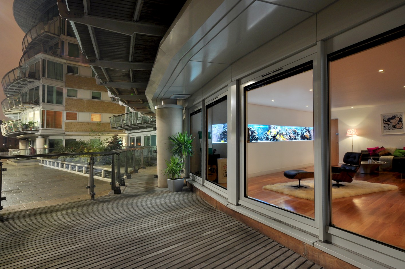 Custom Aquarium Location in Home Aquarium Architecture