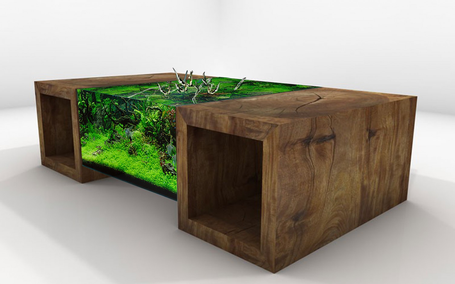 Unique Tables | Fish Tank Table | Aquarium Architecture